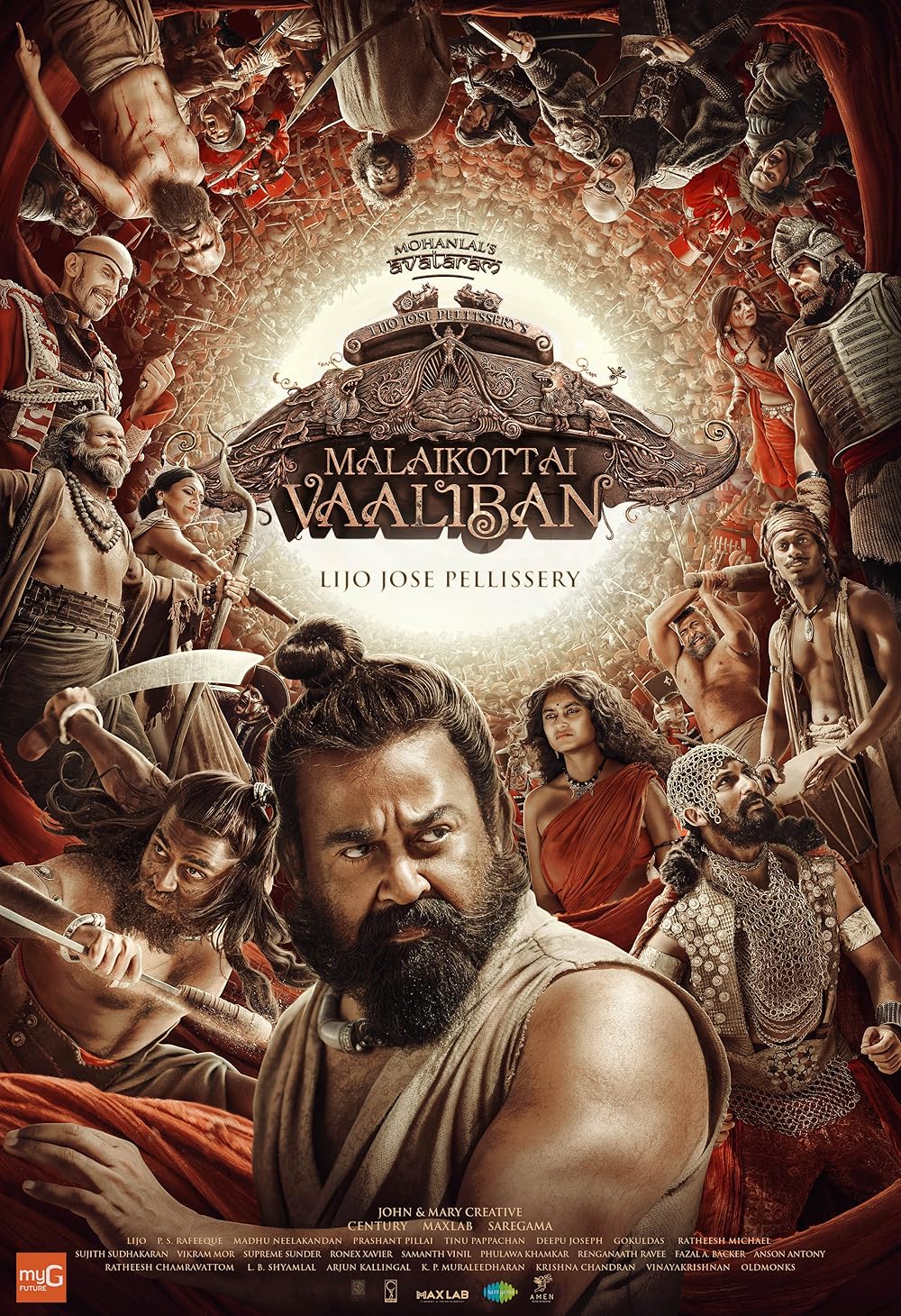 Malaikottai Vaaliban (2024) Hindi Dubbed