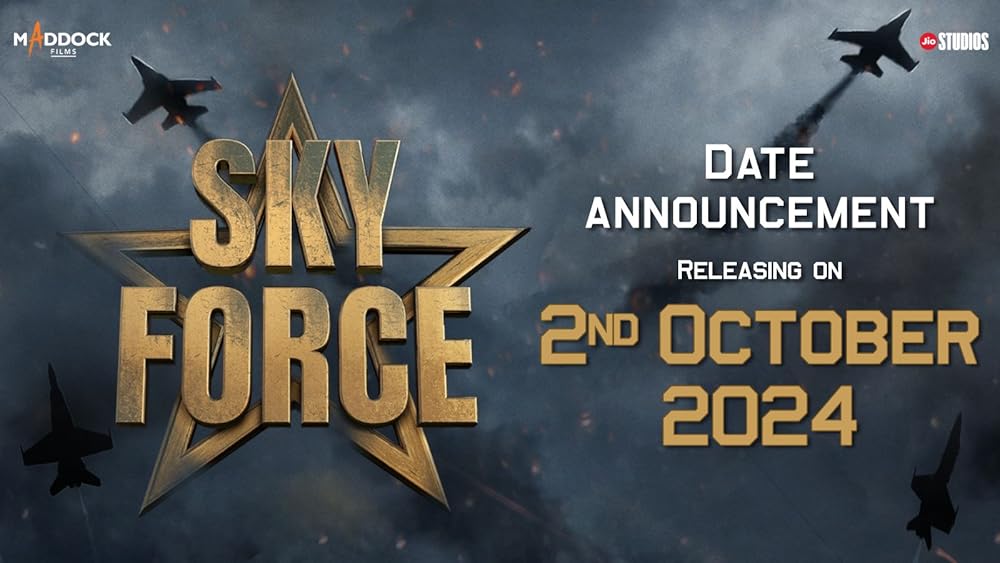 Official concept trailer for Sky Force, featuring Akshay Kumar, Sara Ali Khan, and Nimrat Kaur.